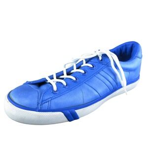 Keds Pro Athletic Men Sneaker Shoes‎ Blue Leather Lace Up Size 7 Medium